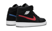 Air Jordan 1 Mid Multi-Color Swoosh Black 5