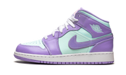 Air Jordan 1 Mid Purple Aqua