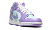 Air Jordan 1 Mid Purple Aqua