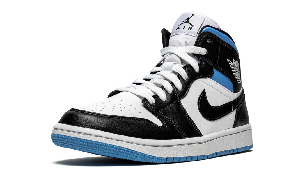 Air Jordan 1 Mid Royal Black and Blue (W) 5
