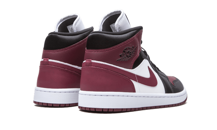 Air Jordan 1 Mid Se Black Dark Beetroot
