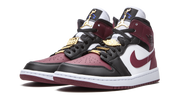 Air Jordan 1 Mid Se Black Dark Beetroot