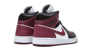 Air Jordan 1 Mid Se Black Dark Beetroot