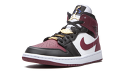 Air Jordan 1 Mid Se Black Dark Beetroot