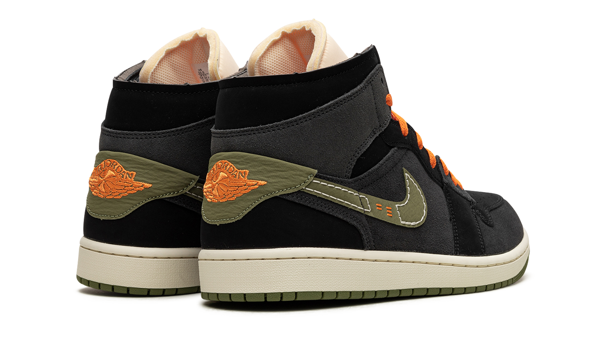 Air Jordan 1 Mid SE Craft Anthracite Light Olive 4