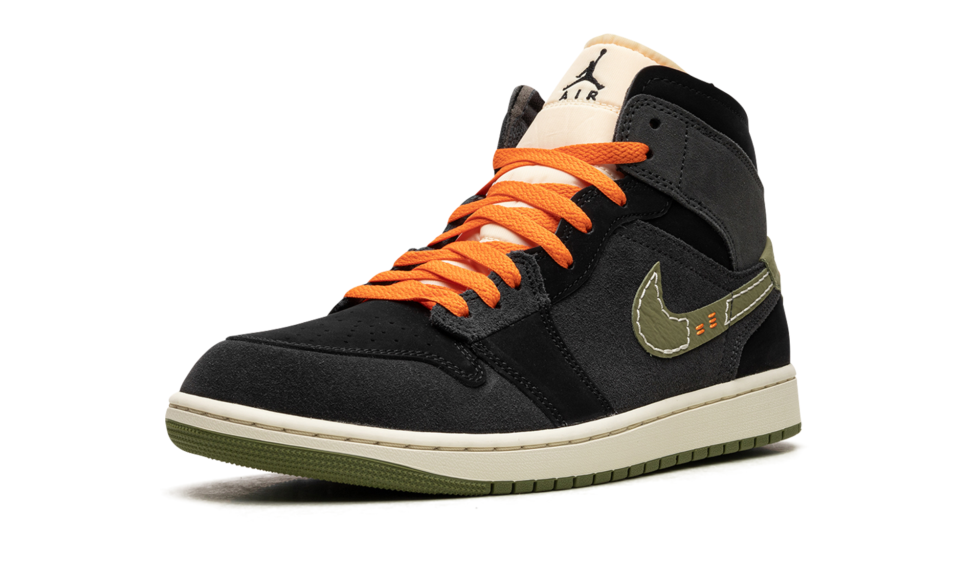 Air Jordan 1 Mid SE Craft Anthracite Light Olive 5