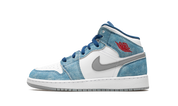 Air Jordan 1 Mid SE French Blue Light Steel (GS) 2