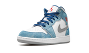 Air Jordan 1 Mid SE French Blue Light Steel (GS) 5