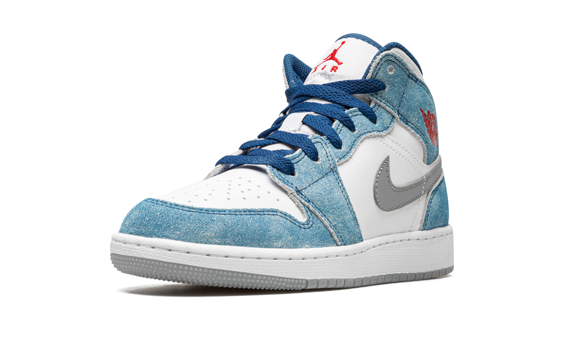 Air Jordan 1 Mid SE French Blue Light Steel (GS) 5