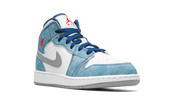 Air Jordan 1 Mid SE French Blue Light Steel (GS) 8