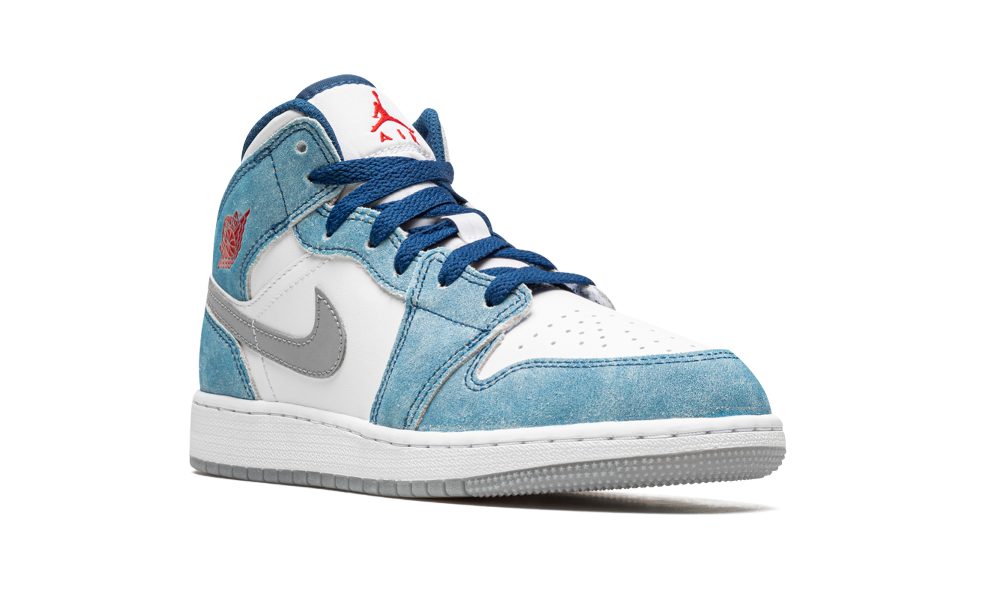 Air Jordan 1 Mid SE French Blue Light Steel (GS) 8