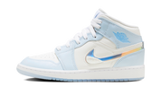 Air Jordan 1 Mid SE GS Glitter Swoosh 1