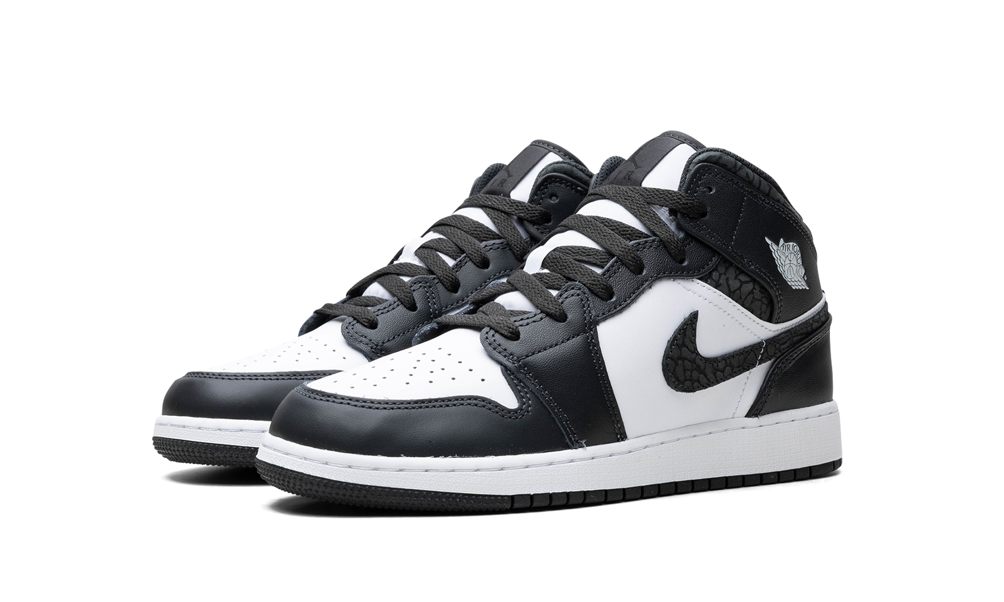 Air Jordan 1 Mid SE GS Panda Elephant 3