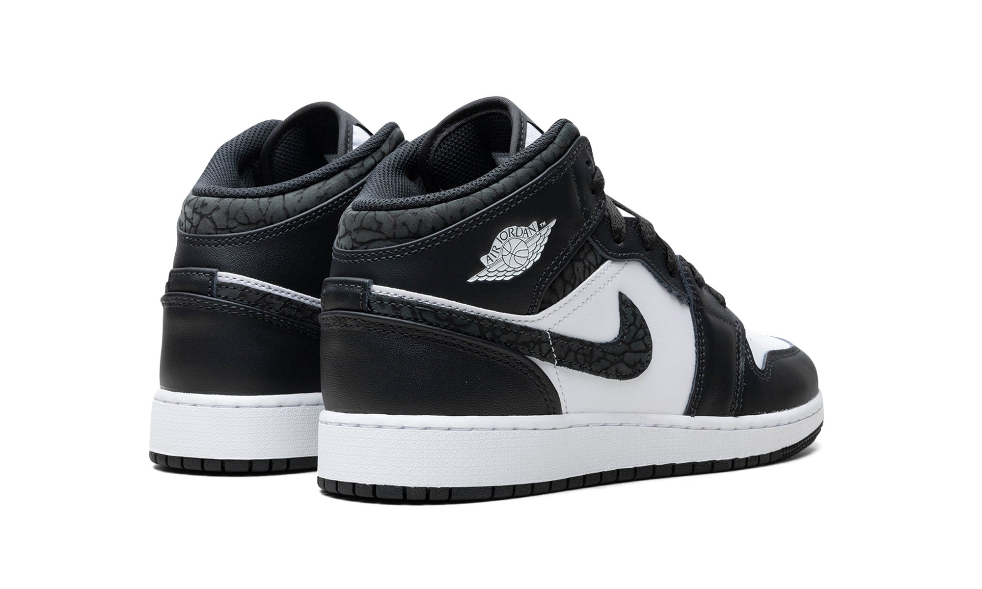 Air Jordan 1 Mid SE GS Panda Elephant 4
