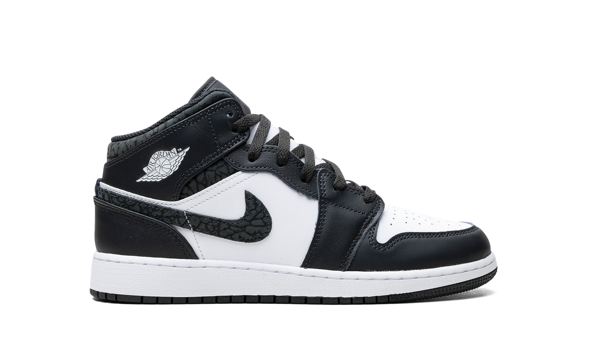 Air Jordan 1 Mid SE GS Panda Elephant 7