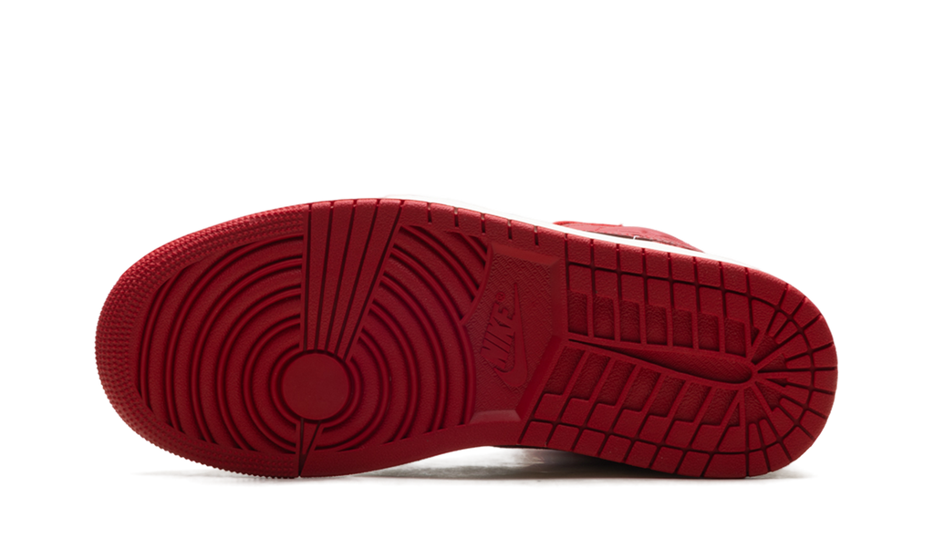 Air Jordan 1 Mid SE Red Cracked Leather (W) 6