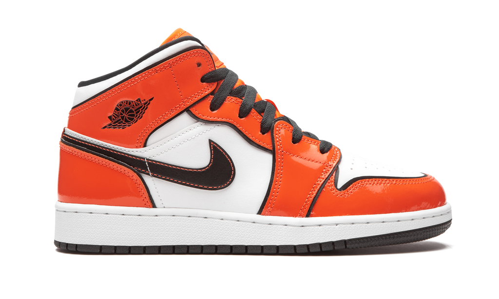 Air Jordan 1 Mid SE Turf Orange (GS) 7