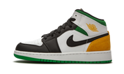 Air Jordan 1 Mid Se White Laser Orange Lucky Green