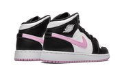 Air Jordan 1 Mid White Black Light Arctic Pink