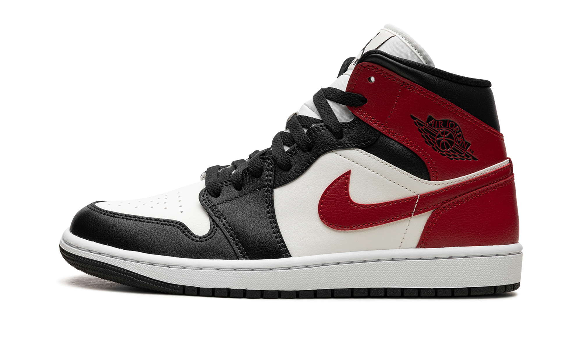 Air Jordan 1 Mid WMNS 'Black Toe'(W) 1