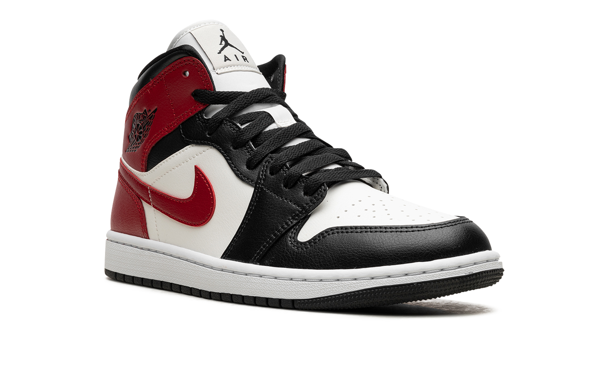 Air Jordan 1 Mid WMNS 'Black Toe'(W) 2