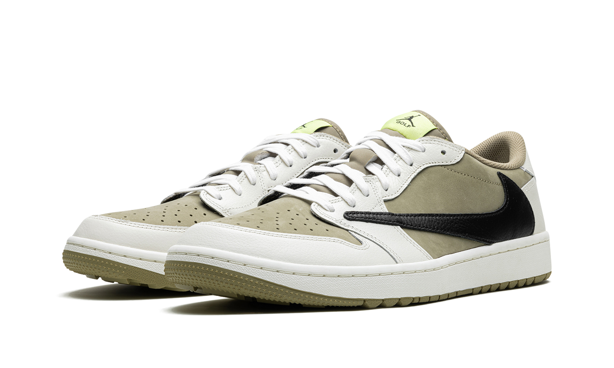 Air Jordan 1 Retro Low Golf Travis Scott Neutral Olive