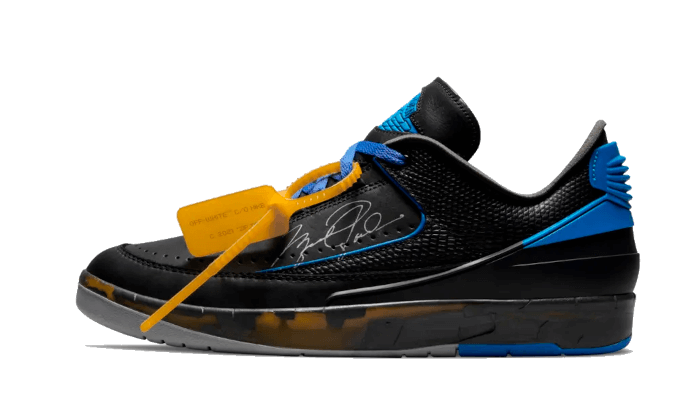 Air Jordan 2 Retro Low SP Off-White Black Blue 4