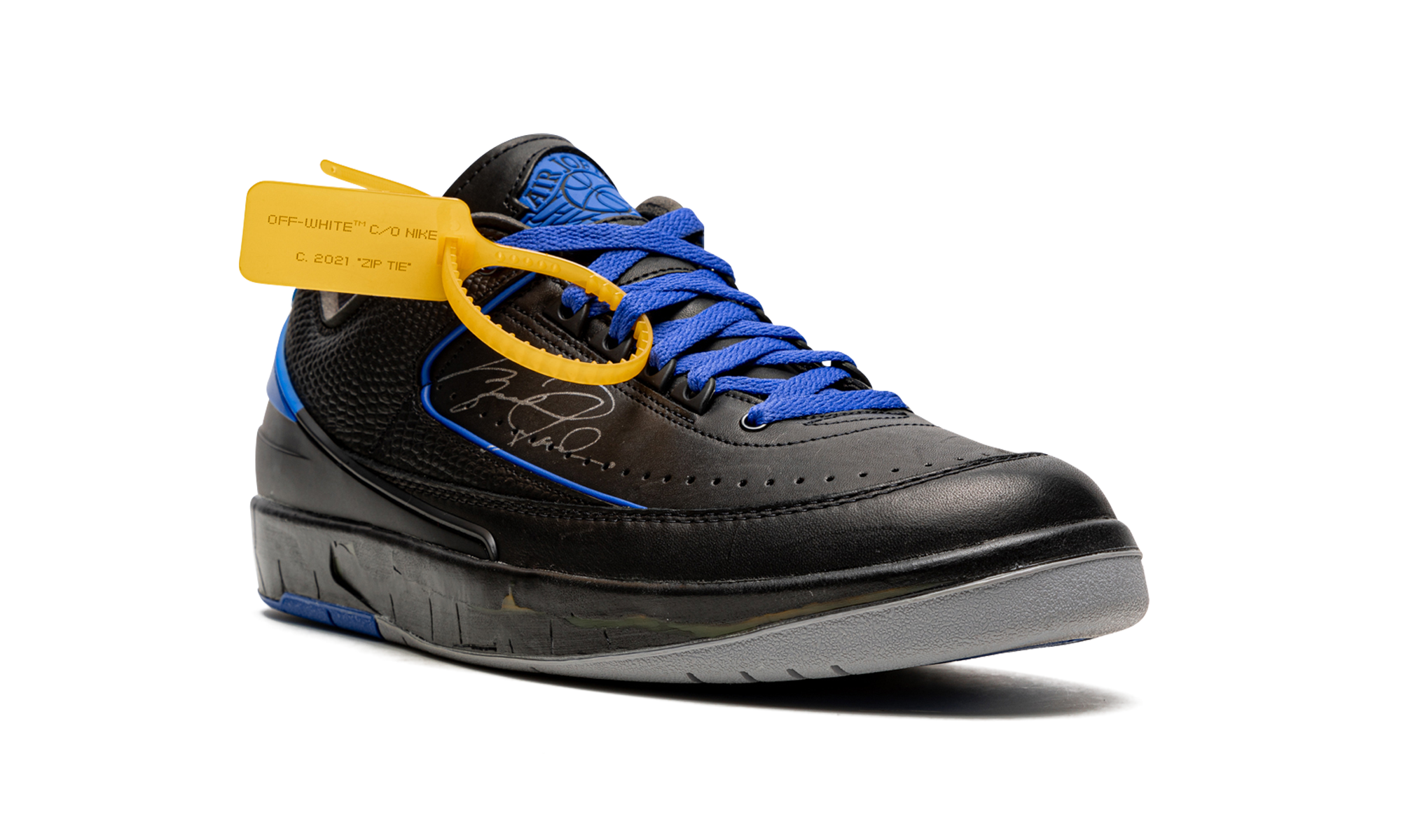 Air Jordan 2 Retro Low SP Off-White Black Blue