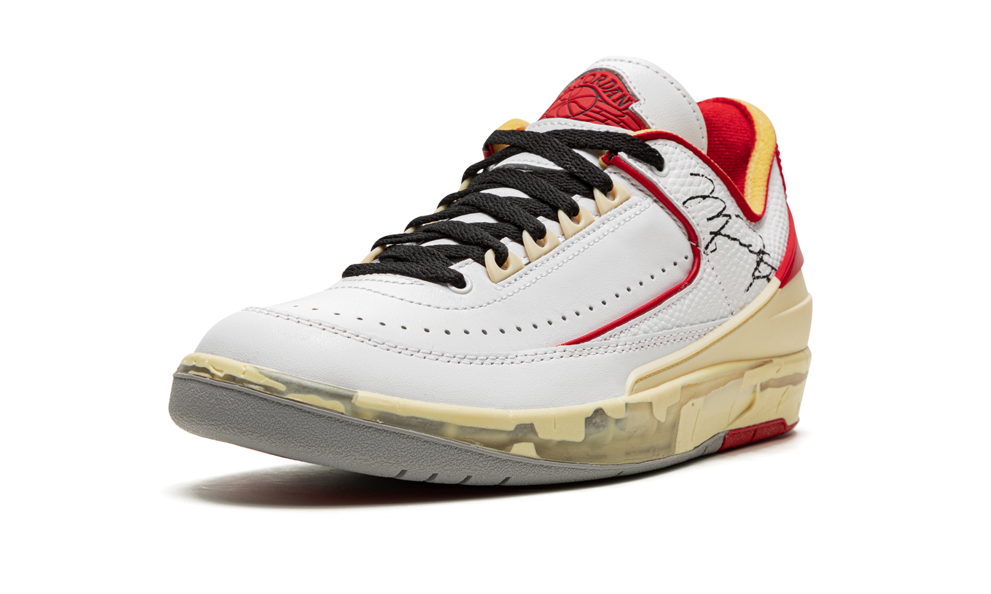 Air Jordan 2 Retro Low SP Off-White White Red 5