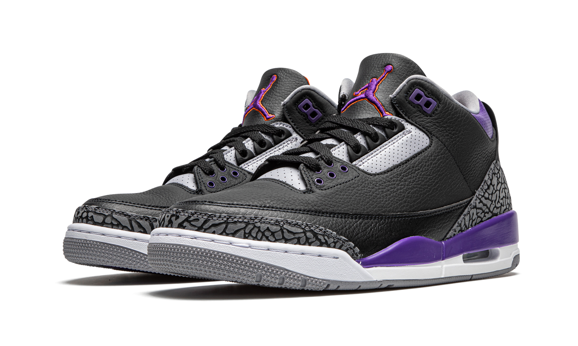 Air Jordan 3 Retro Black Court Purple 3