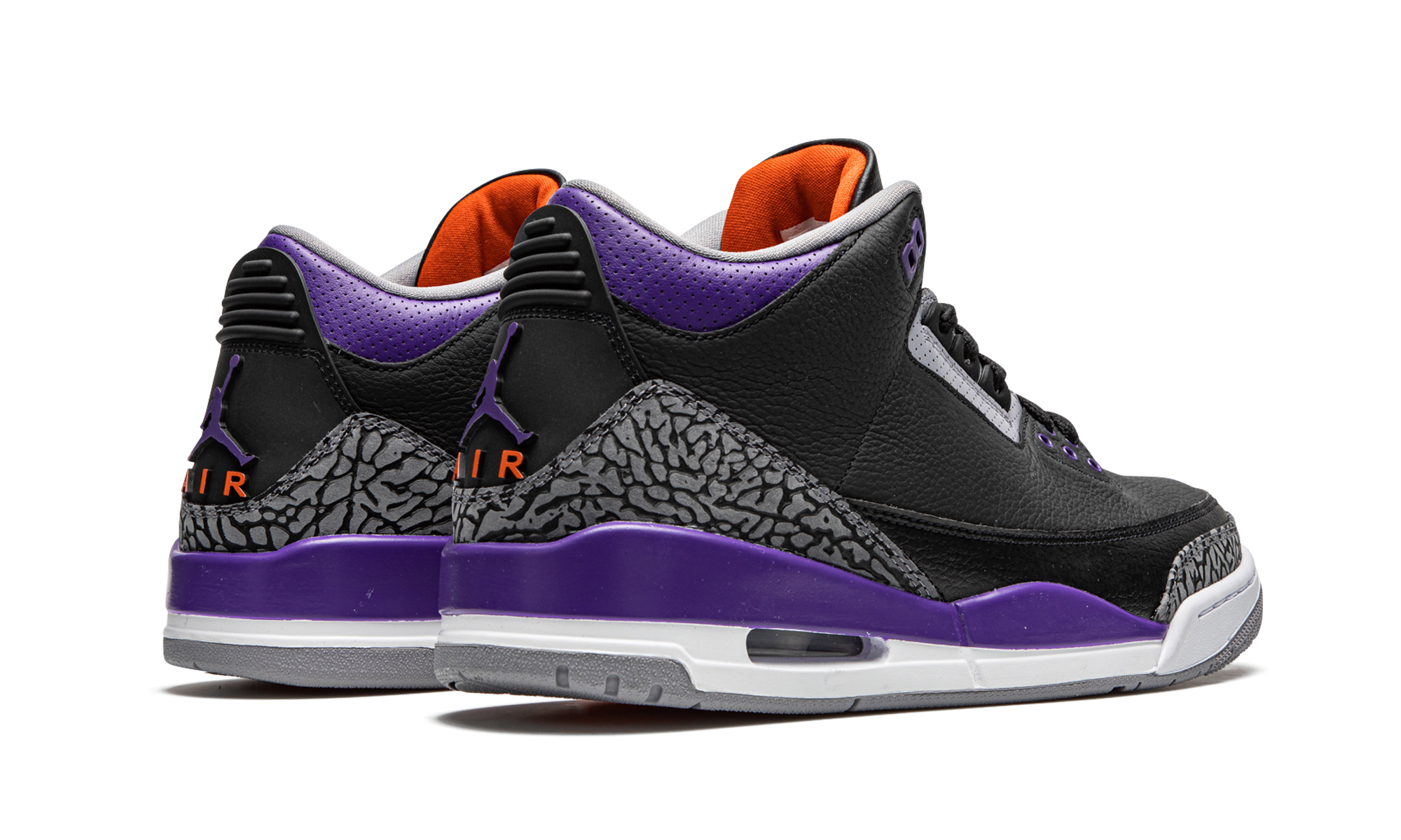 Air Jordan 3 Retro Black Court Purple 4