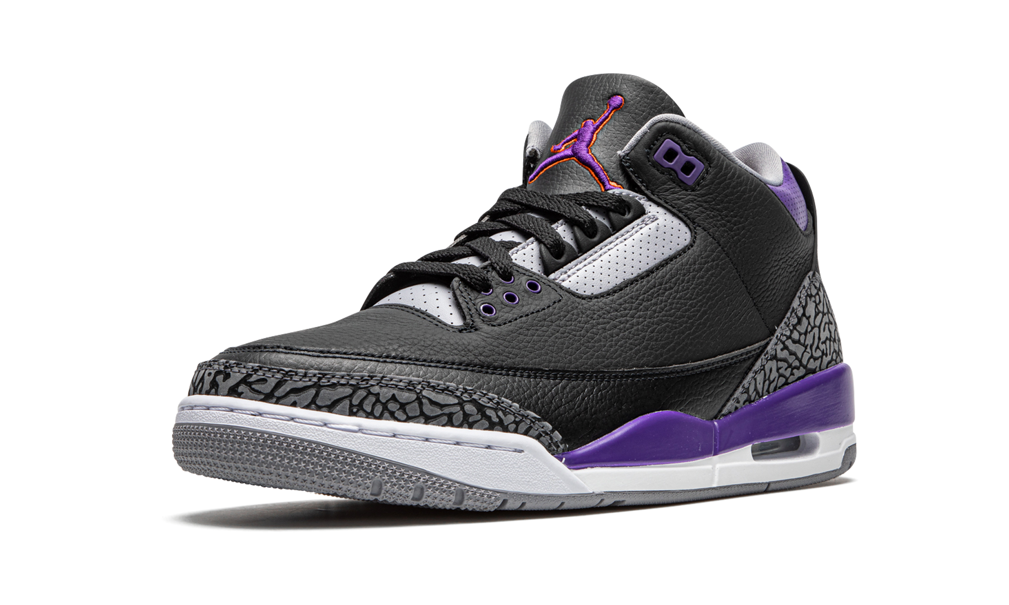 Air Jordan 3 Retro Black Court Purple 5
