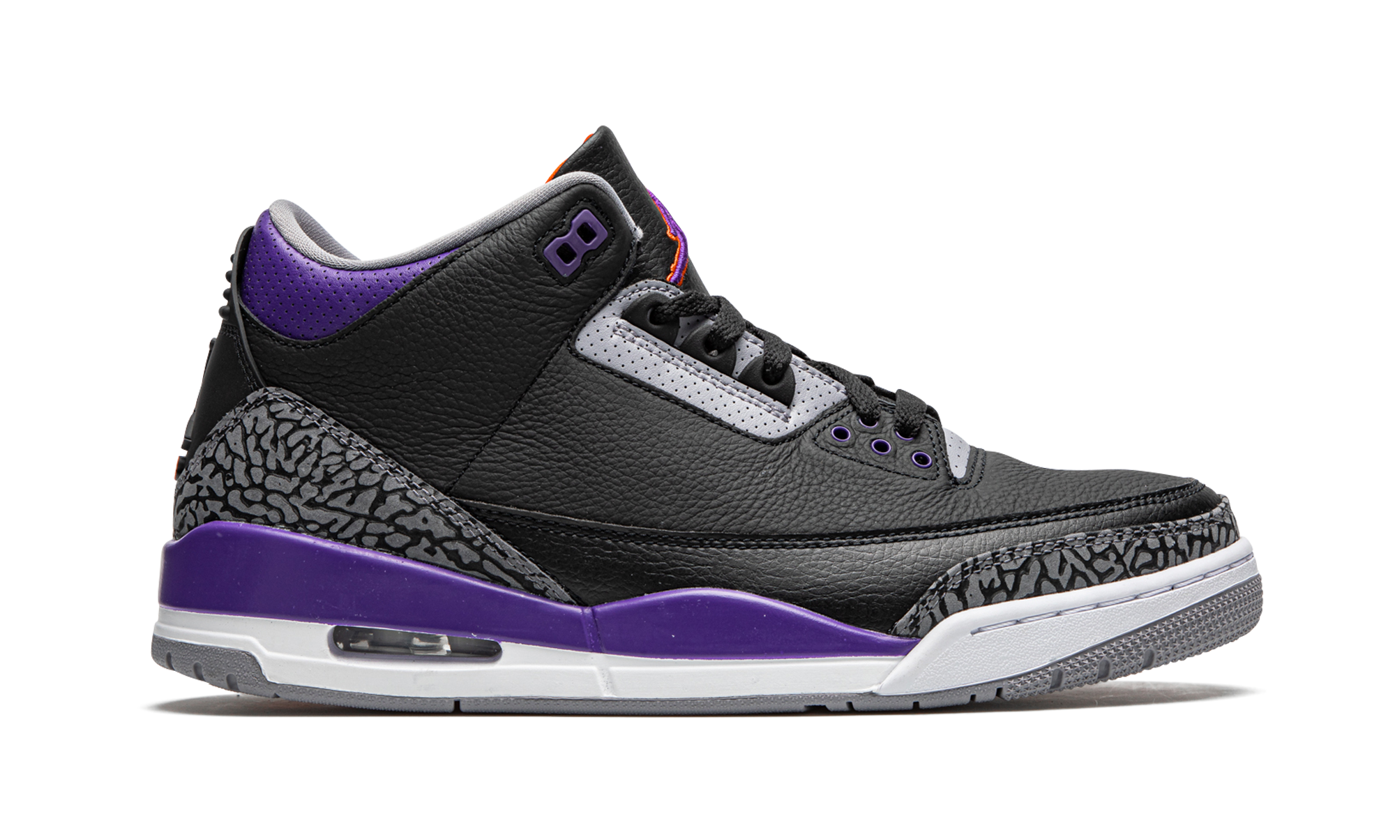 Air Jordan 3 Retro Black Court Purple 7