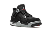 Air Jordan 4 Retro Black Canvas (GS) 2
