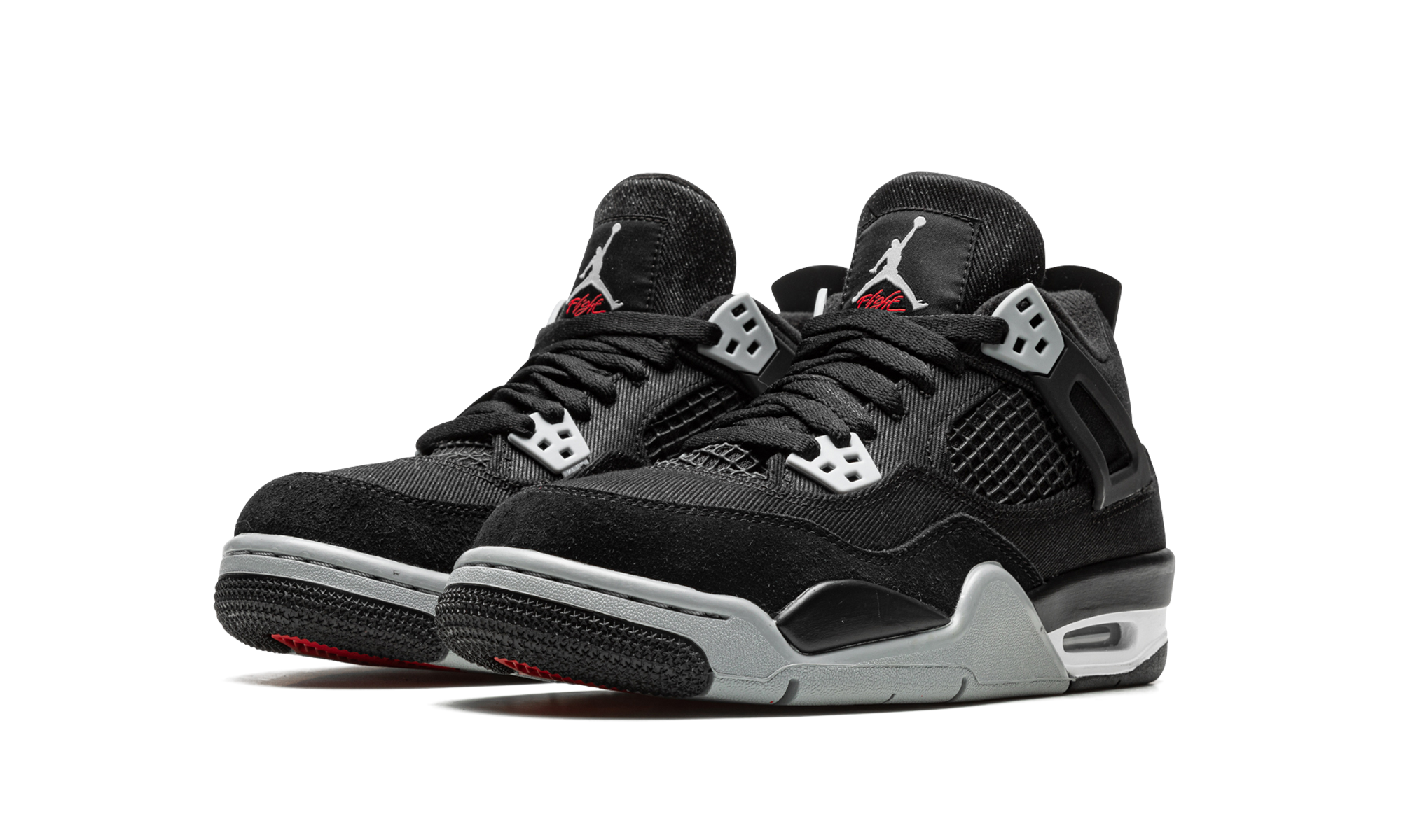 Air Jordan 4 Retro Black Canvas (GS) 3