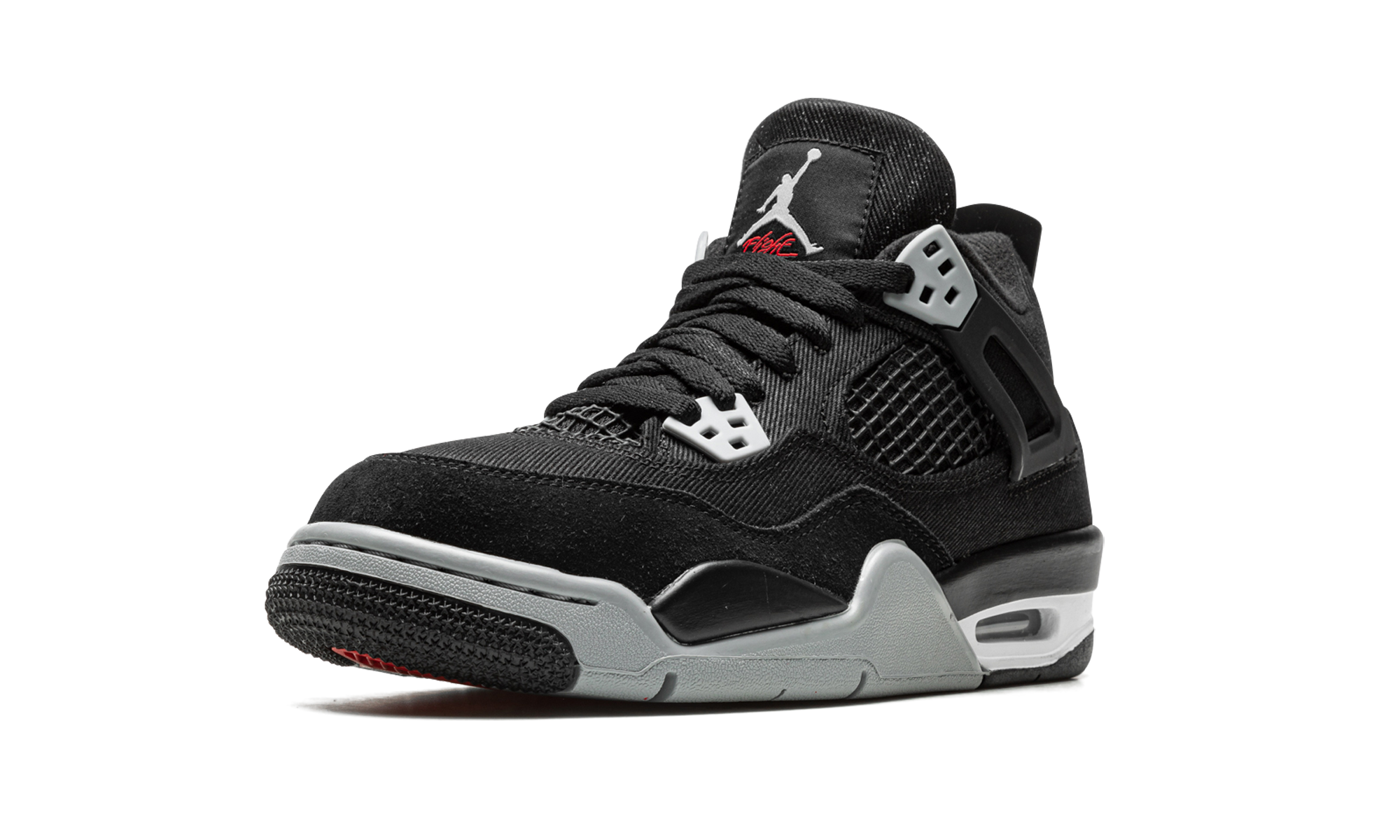 Air Jordan 4 Retro Black Canvas (GS) 5