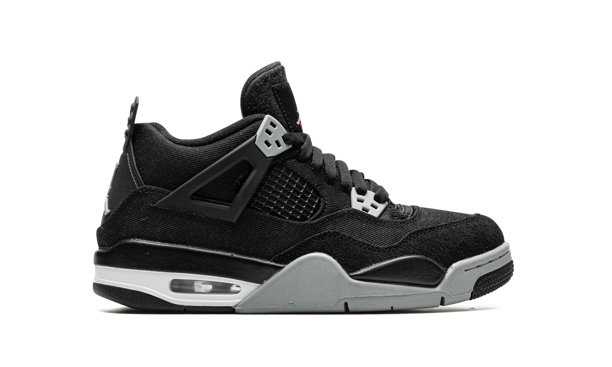 Air Jordan 4 Retro Black Canvas (GS) 7