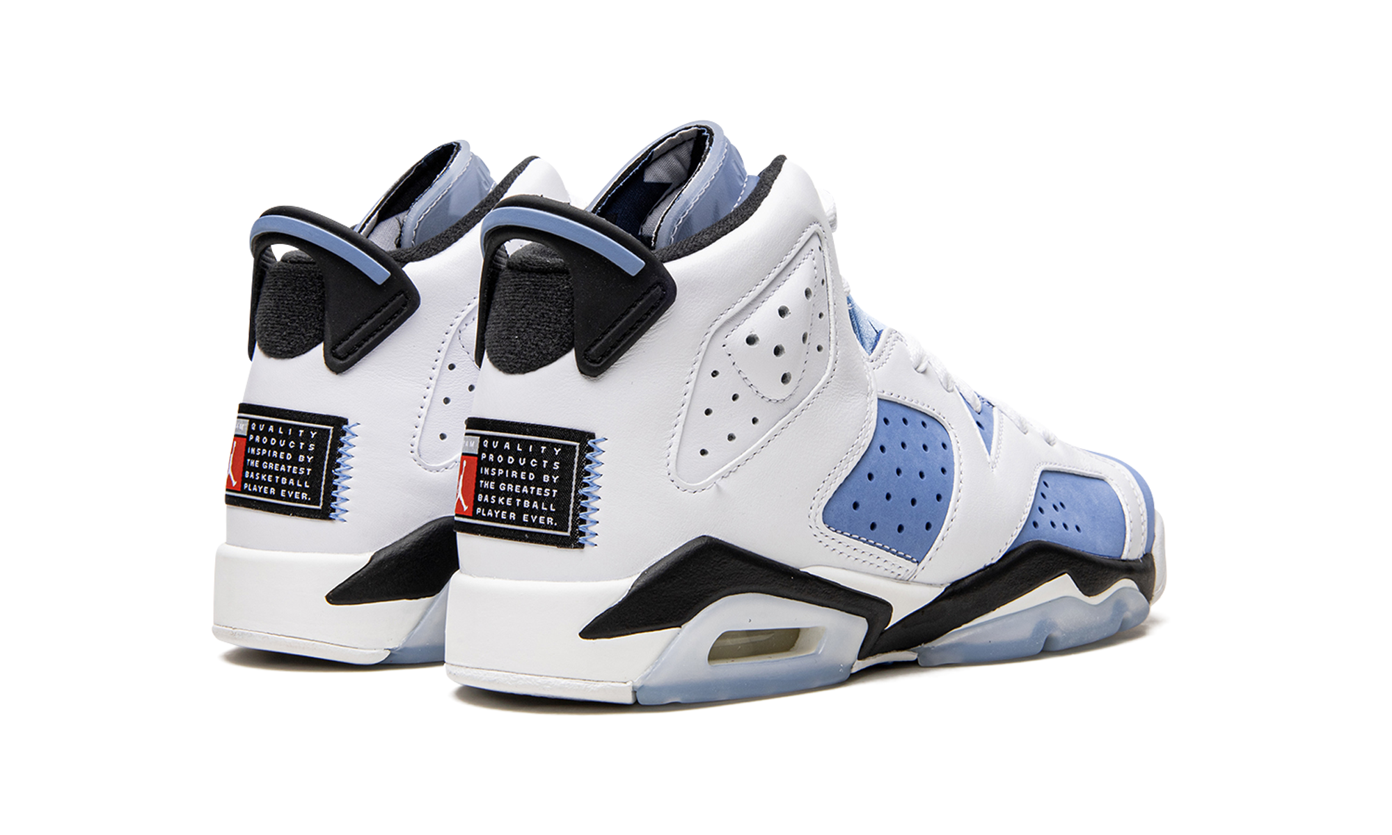 Air Jordan 6 Retro UNC White (GS) 4