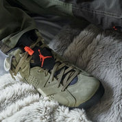 Air Jordan 6 Travis Scott Medium Olive 5