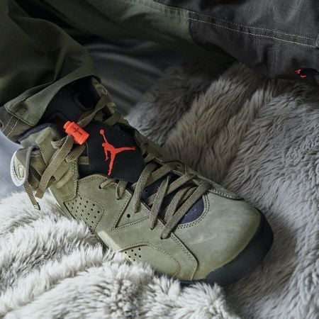 Air Jordan 6 Travis Scott Medium Olive 5