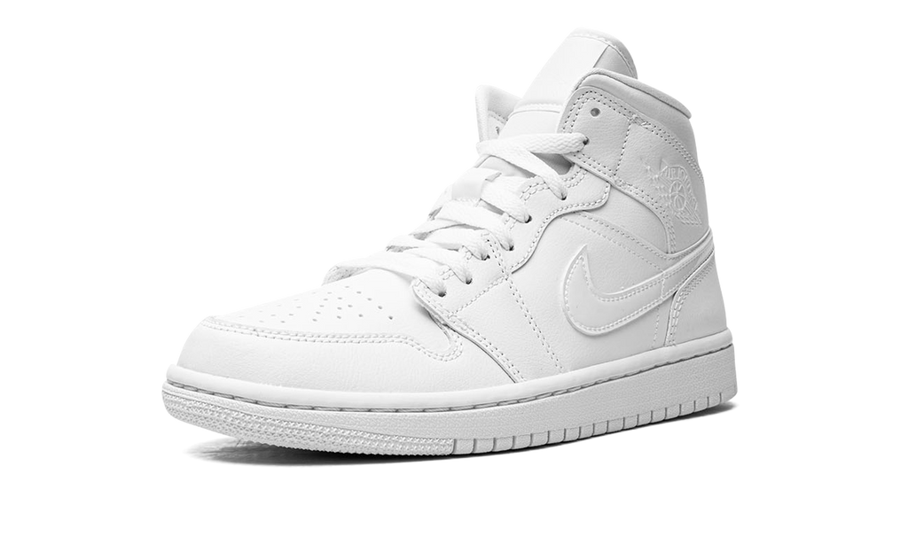 Air Jordan Mid Triple White (2022) (W) 5