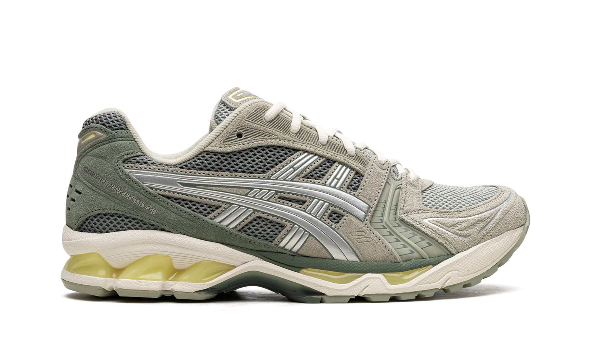 ASICS Gel-Kayano 14 Olive Grey Pure Silver 7