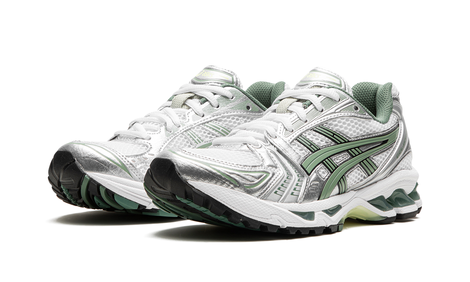 ASICS Gel-Kayano 14 White Pure Silver Slate Grey Sage 3