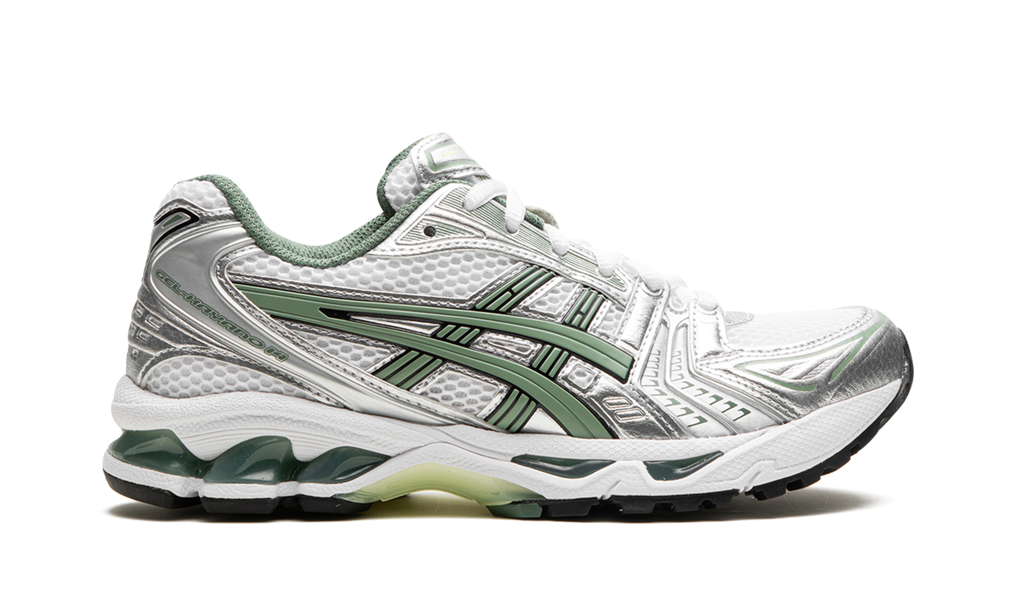 ASICS Gel-Kayano 14 White Pure Silver Slate Grey Sage 7