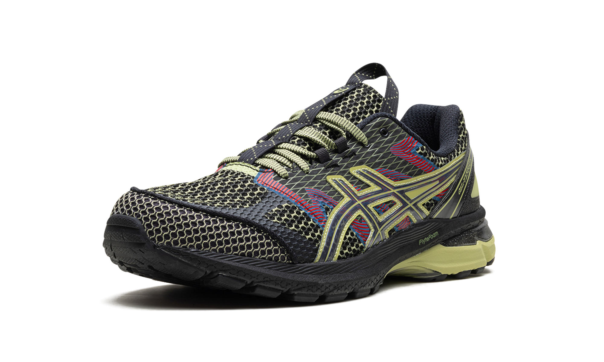 Asics Sportstyle US4-S Gel-Terrain Black Neon Lime 5