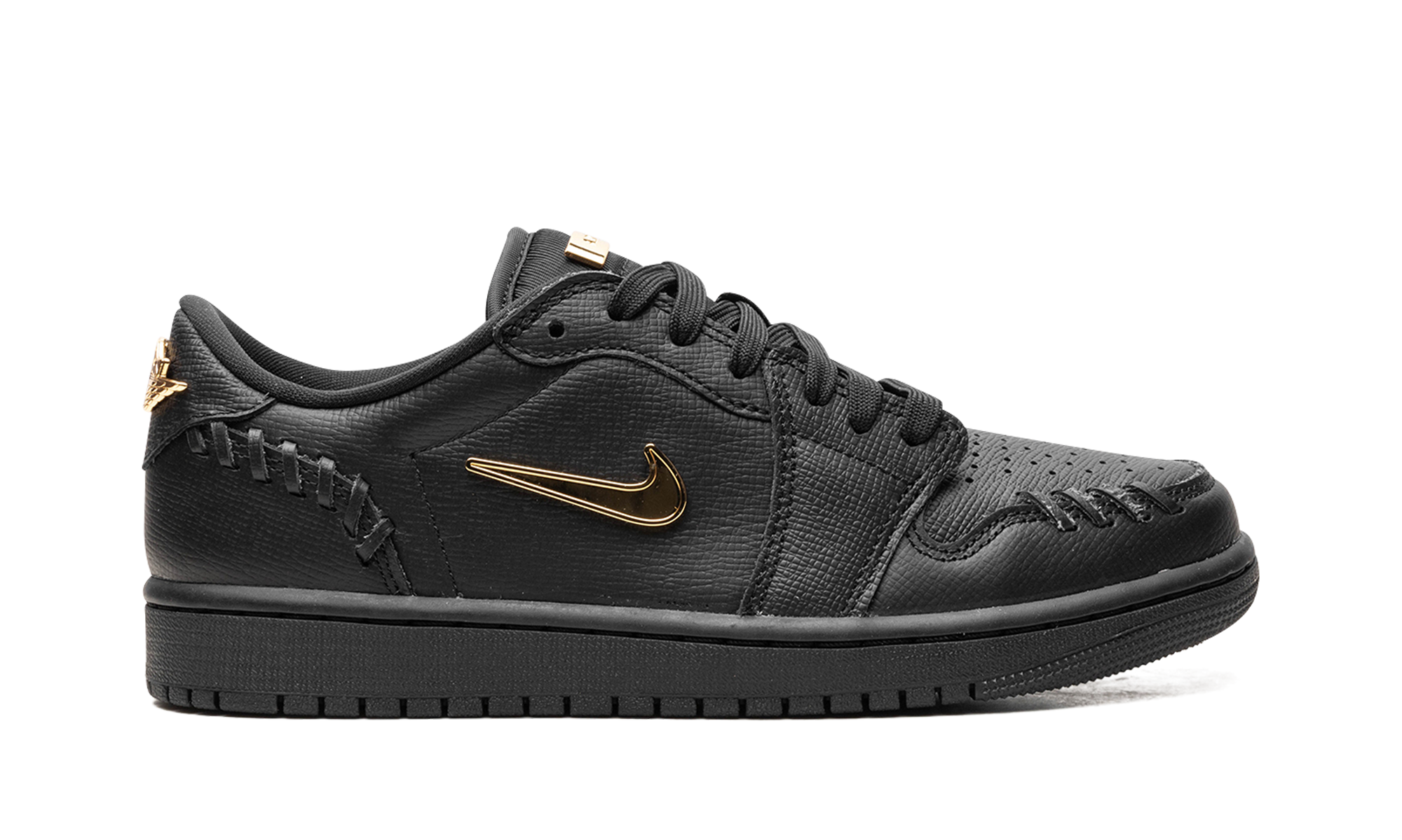 Jordan 1 Low Method of Make Black Metallic Gold (W) 7