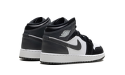Jordan 1 Mid Black White Iron Grey (GS) 4