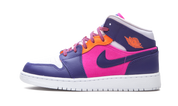 Jordan 1 Mid Fire Pink Barely Grape (GS) 1