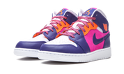 Jordan 1 Mid Fire Pink Barely Grape (GS) 3