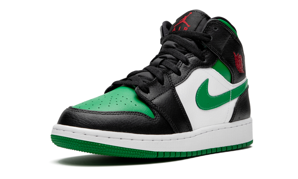 Jordan 1 Mid Green Toe (GS) 5